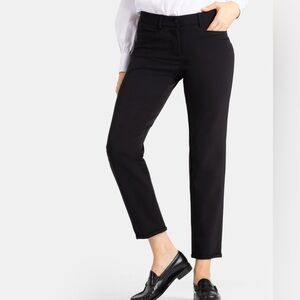Cambio Remira Straight Leg Trouser Pants (dark brown)